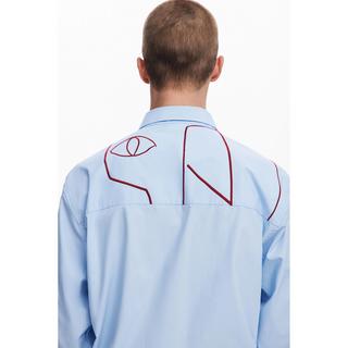 Desigual Langarmhemd Abstrakte Stickerei  