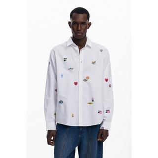 Desigual Top avec Patchs Allover  