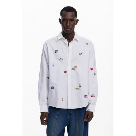 Desigual Top avec Patchs Allover  