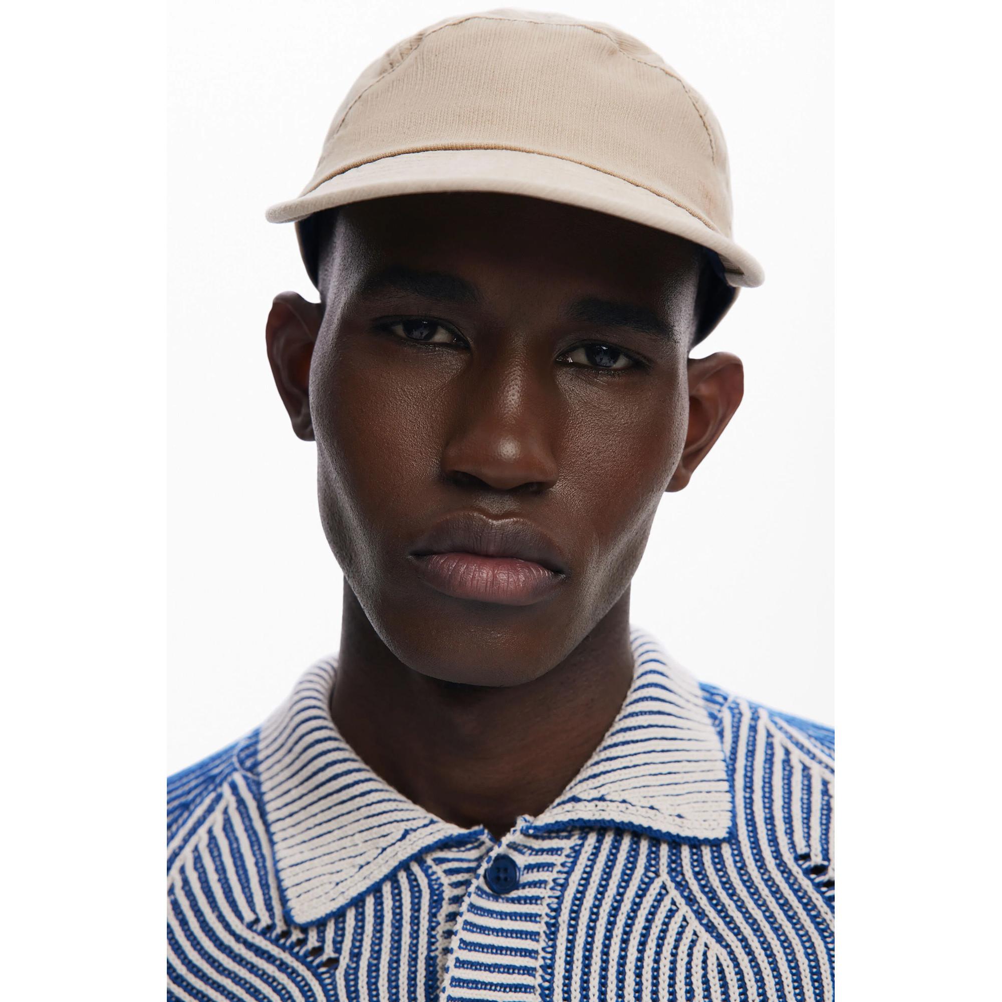 Desigual Meliert Langarm Polo Pullover  