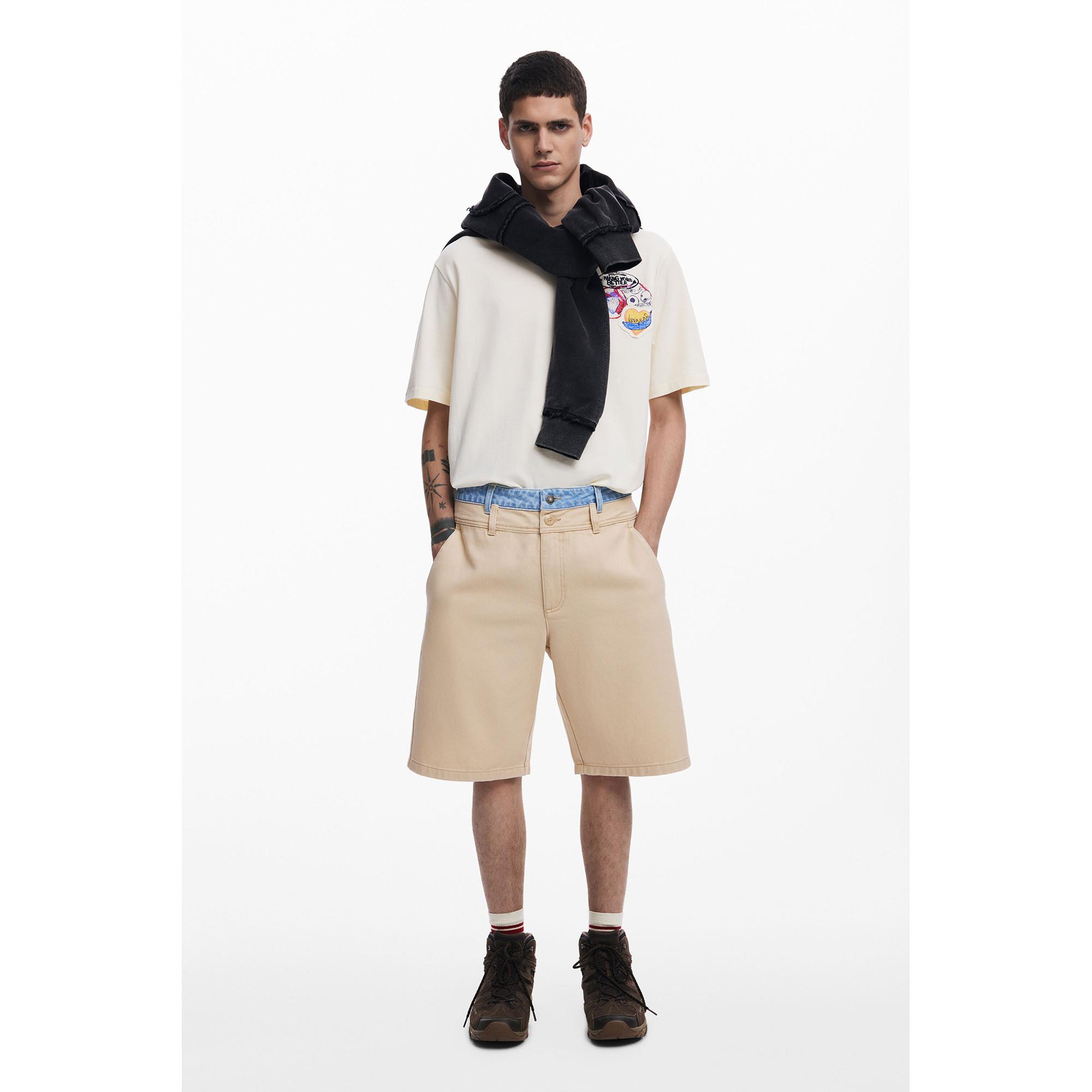 Desigual Denim Bermuda Shorts  