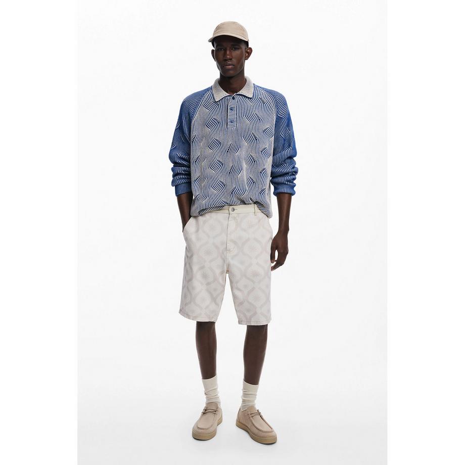 Desigual Bermuda Short à Motifs  