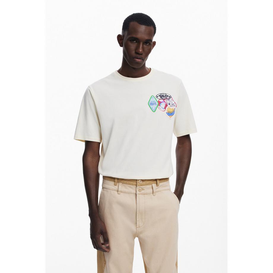 Desigual Two Tone Straight Leg Hose  