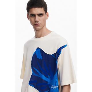 Desigual T-Shirt Blumendruck  