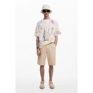 Desigual T-Shirt mit abstraktem Print  