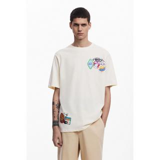 Desigual T-shirt con Patches  