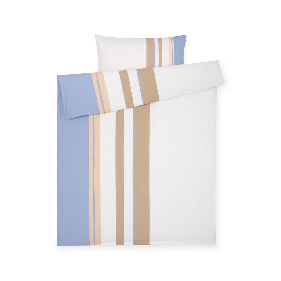 Manor Topo Housse de Couette en Percale Rayée  