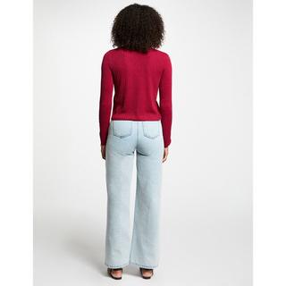 MORGAN Gerippter Strick Cardigan  