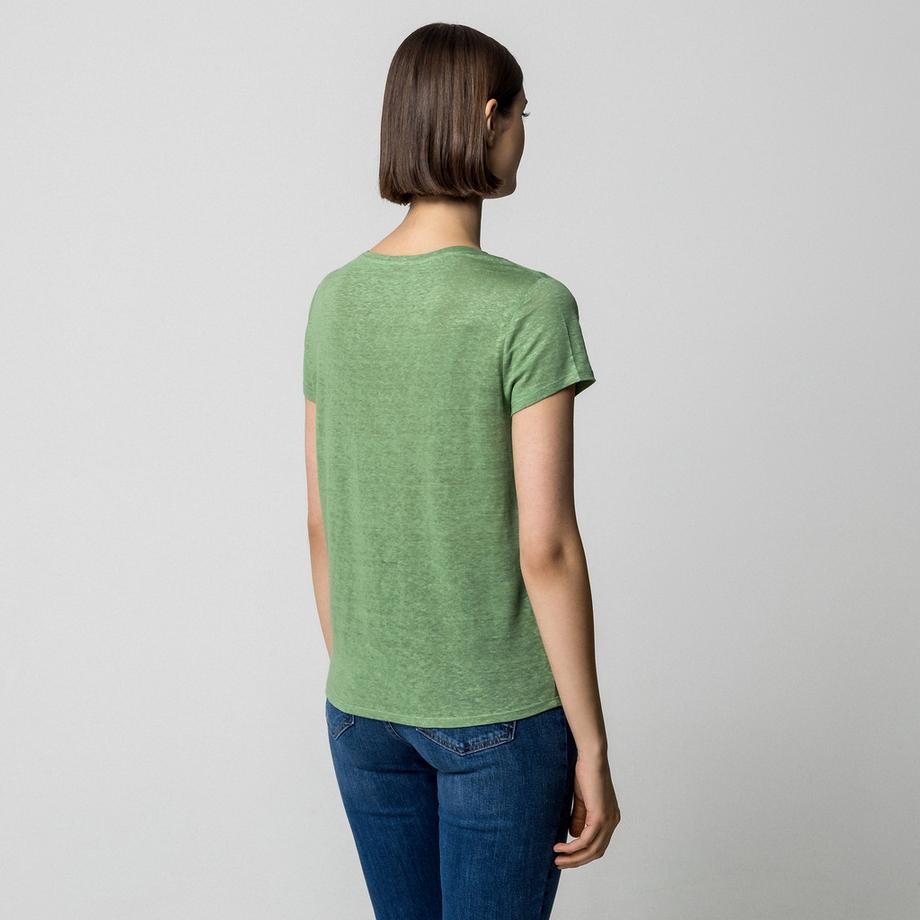 Manor Woman Leinen Regular Fit T-Shirt  