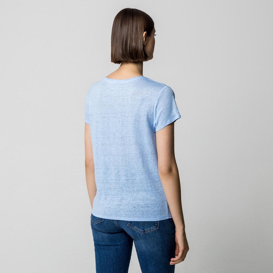 Manor Woman Leinen Regular Fit T-Shirt  