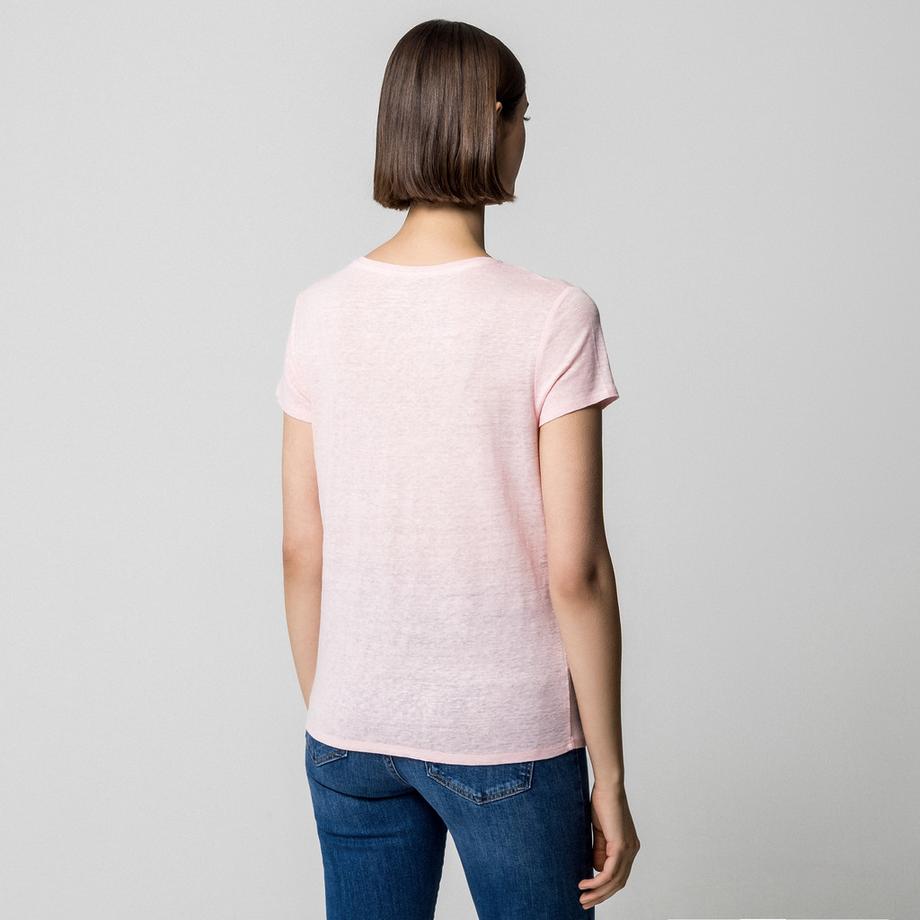 Manor Woman T-shirt in lino Regular Fit  