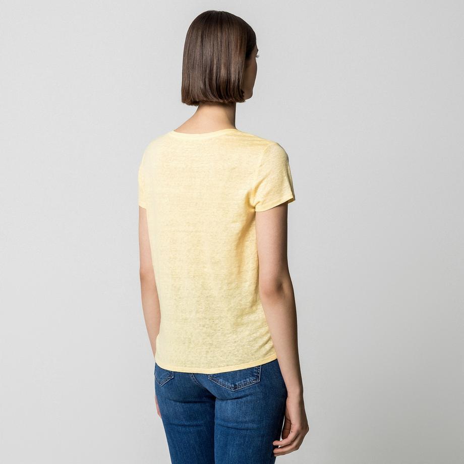 Manor Woman T-shirt en lin Regular Fit  
