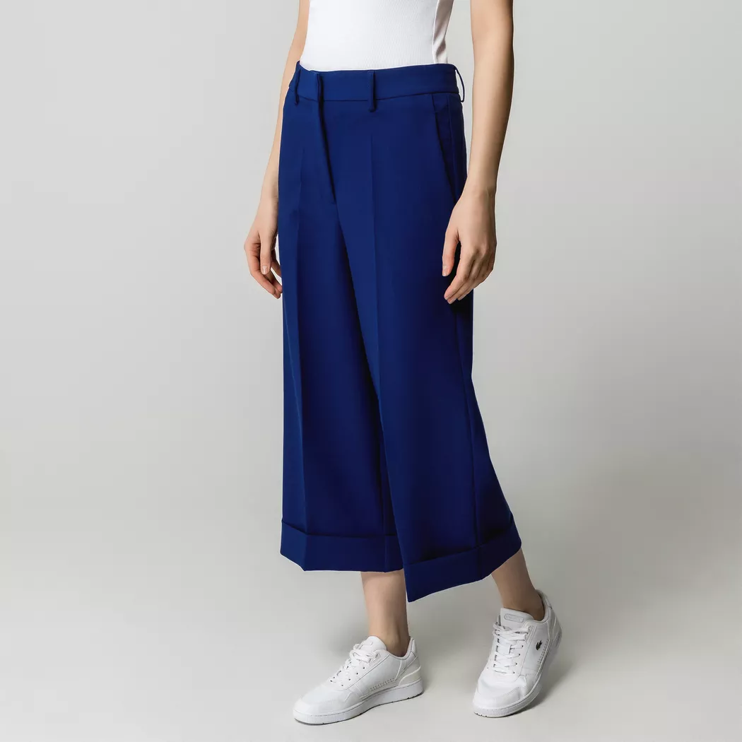 Manor Woman - Hose, Loose Fit, für Damen, Marine Größe 34
