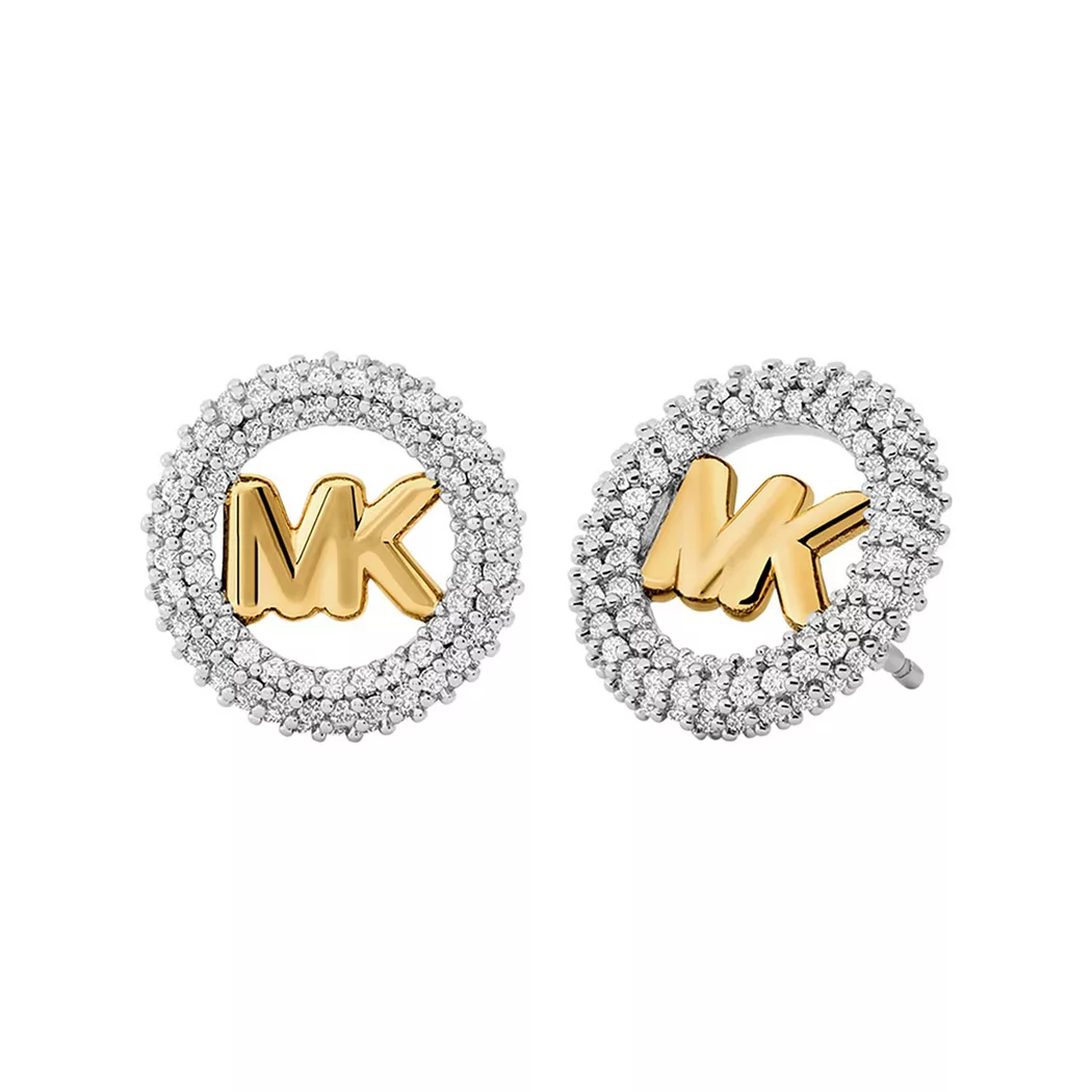 Paar Creolen MICHAEL KORS "Schmuck Geschenk Metall Ohrringe PREMIUM", gold (gelbgoldfarben, metallfarben), Ohrringe, Damen, Metall