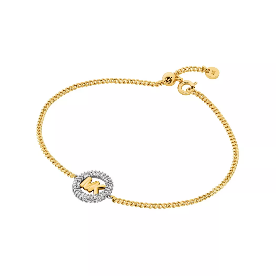 Armband MICHAEL KORS "Schmuck Geschenk Metall Armkette PREMIUM", gelbgoldfarben, Armbänder, Damen, 21,5cm, ohne Zirkonia, Metall, Armband, wahlweise mit oder ohne Zirkonia