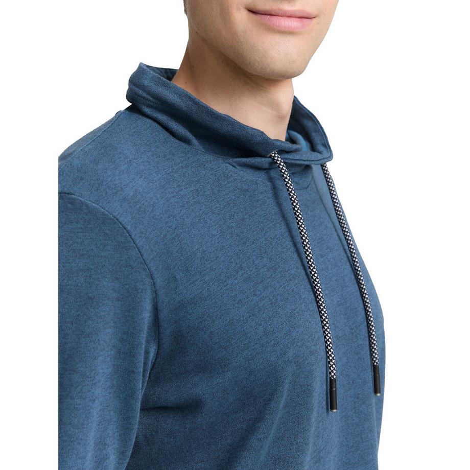 TOM TAILOR T-shirt Manches Longues Col Montant avec Cordon  