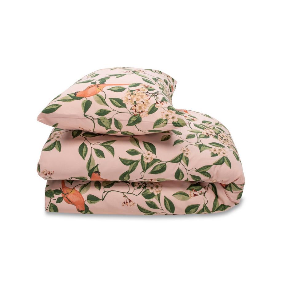 Manor Bidosa Taie d'oreiller florale en satin  