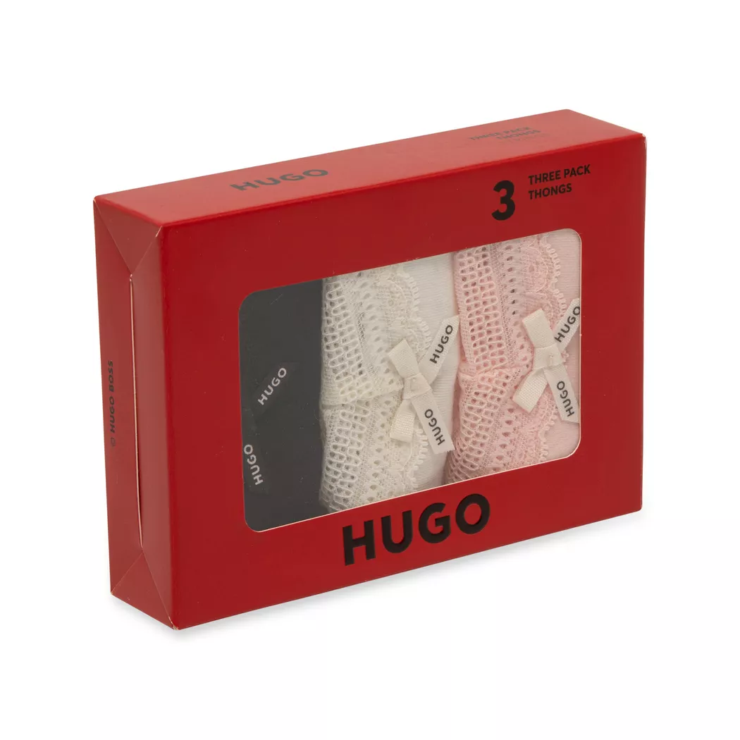 Hugo - Triopack, String, für Damen, Multicolor, Größe XS