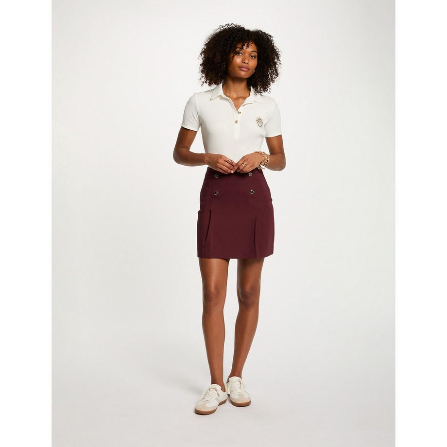 MORGAN Minirock Dekorative Knöpfe  