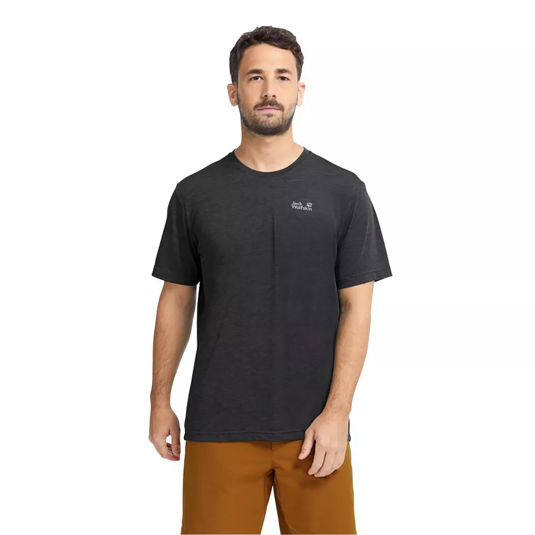 Jack Wolfskin - T-Shirt, für Herren, Anthrazit, Größe M
