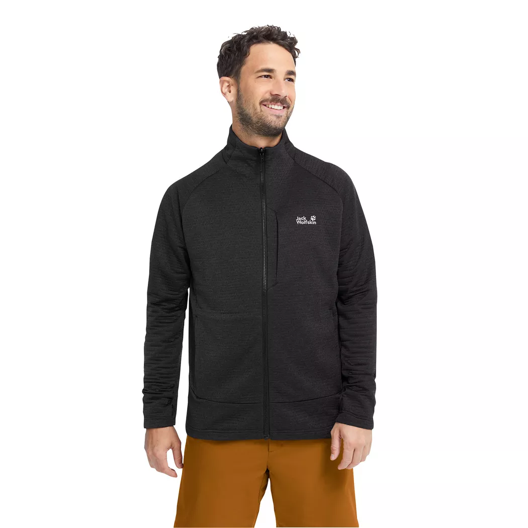 Jack Wolfskin Anytrail FZ Fleece Jacket Black 2XL 2