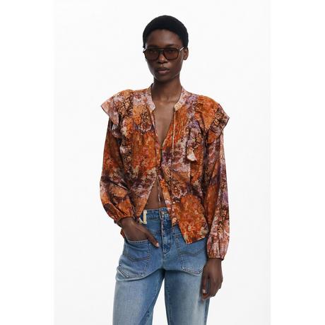 Desigual Geblümte Bluse Relaxed Fit  