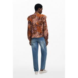 Desigual Geblümte Bluse Relaxed Fit  