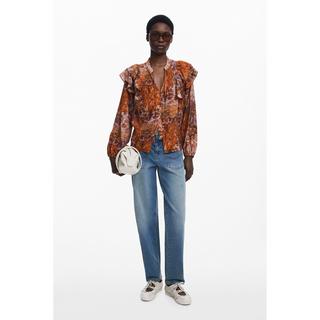Desigual Geblümte Bluse Relaxed Fit  