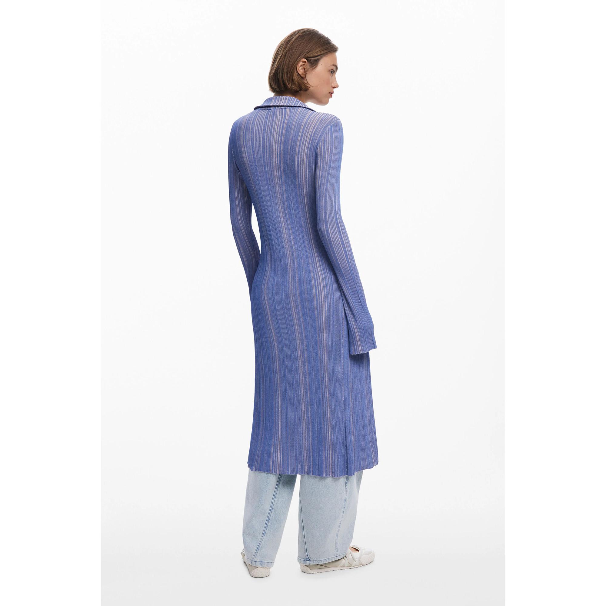 Desigual Cardigan côtelé à manches longues  