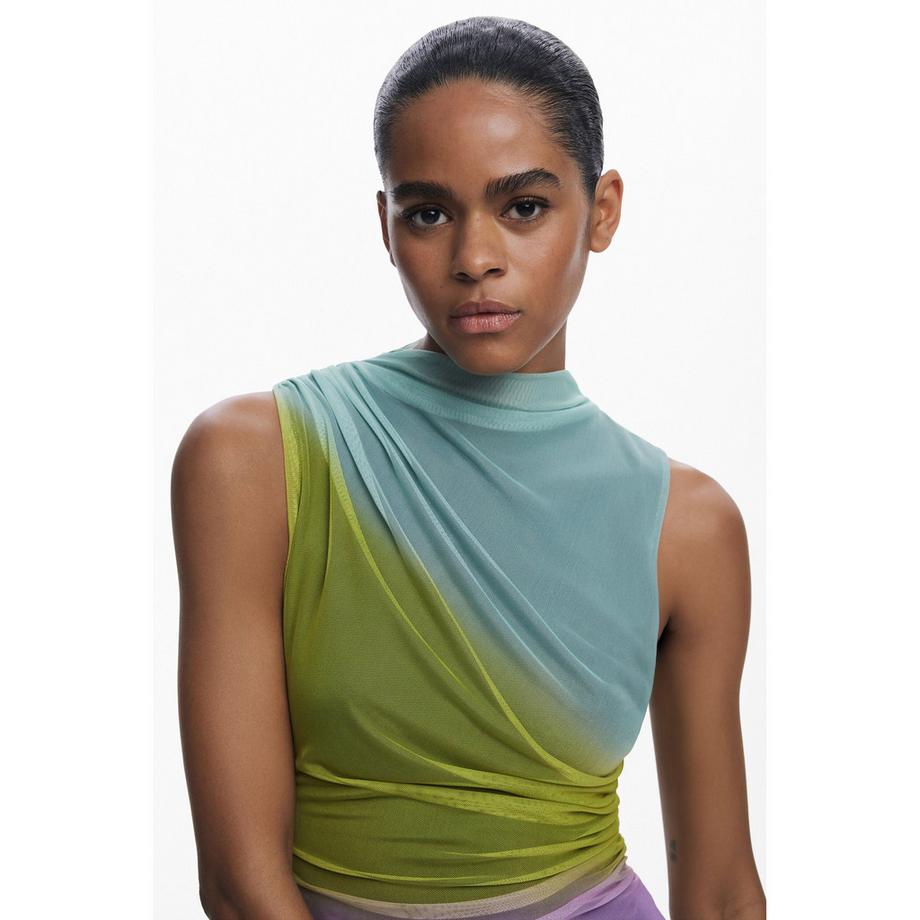 Desigual Robe Longue Dégradée Sans Manches  