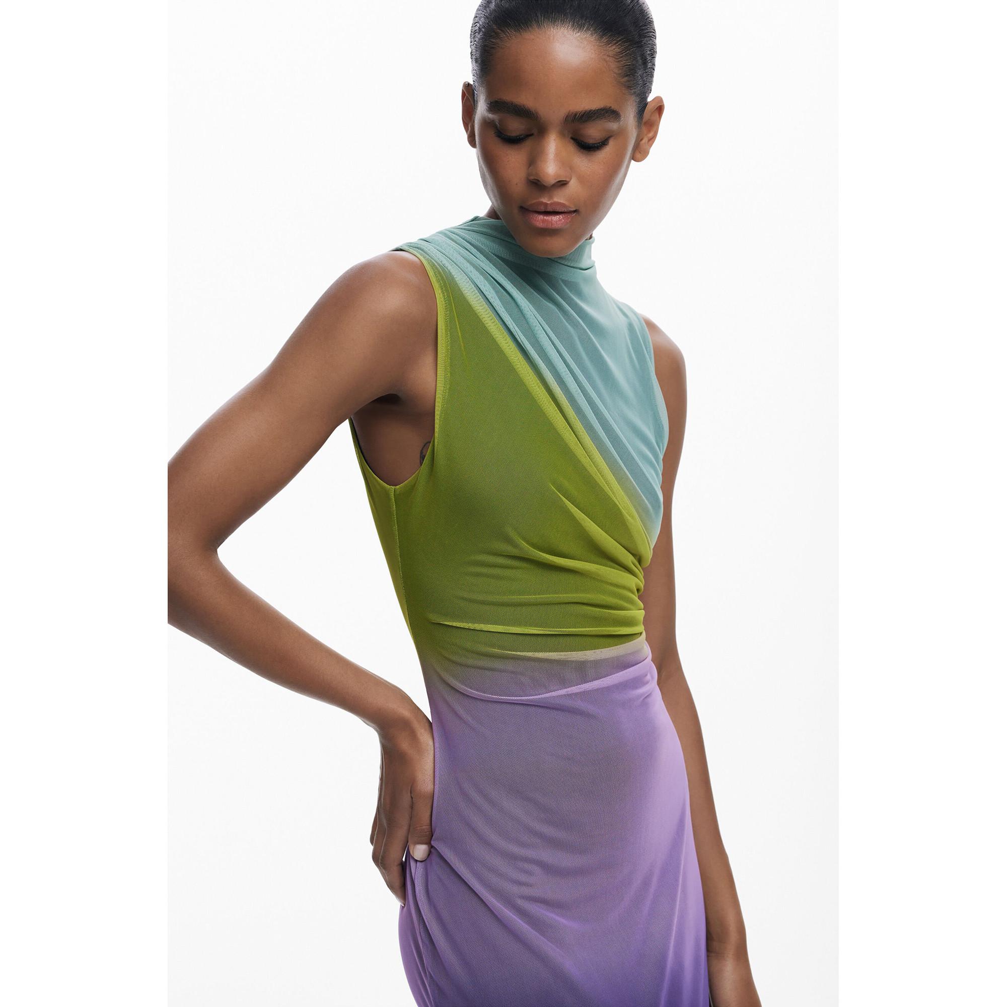 Desigual Ärmelloses Gradient Maxikleid  