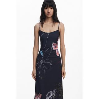 Desigual Abito 2-in-1 Maniche Lunghe Floreale  