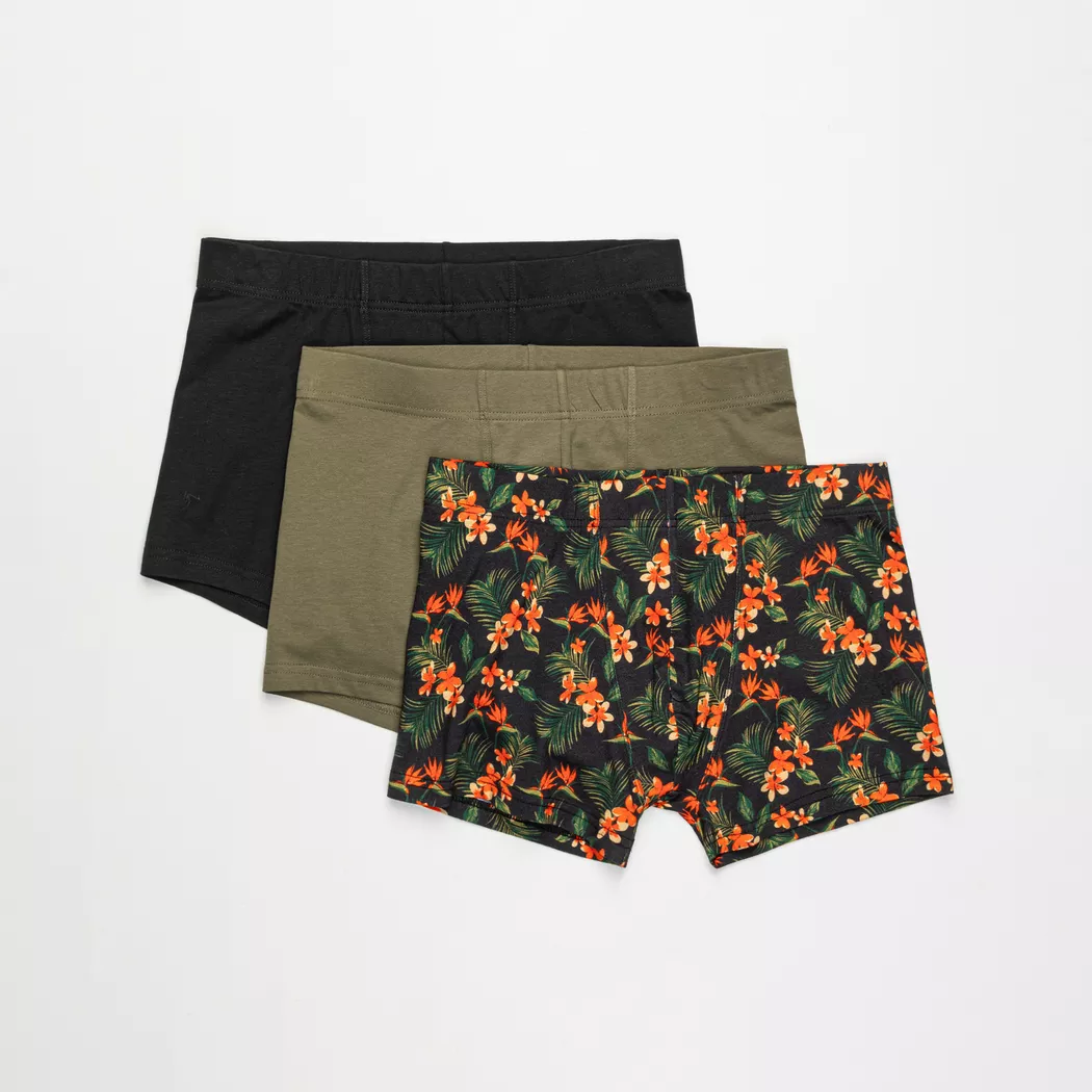 Manor Man - Boxershorts, 3er-Pack, für Herren, Multicolor, Größe M