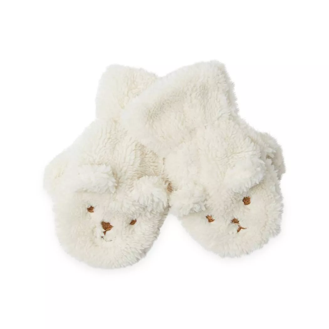 Lindex Baby Mittens Beige 0-1 Year
