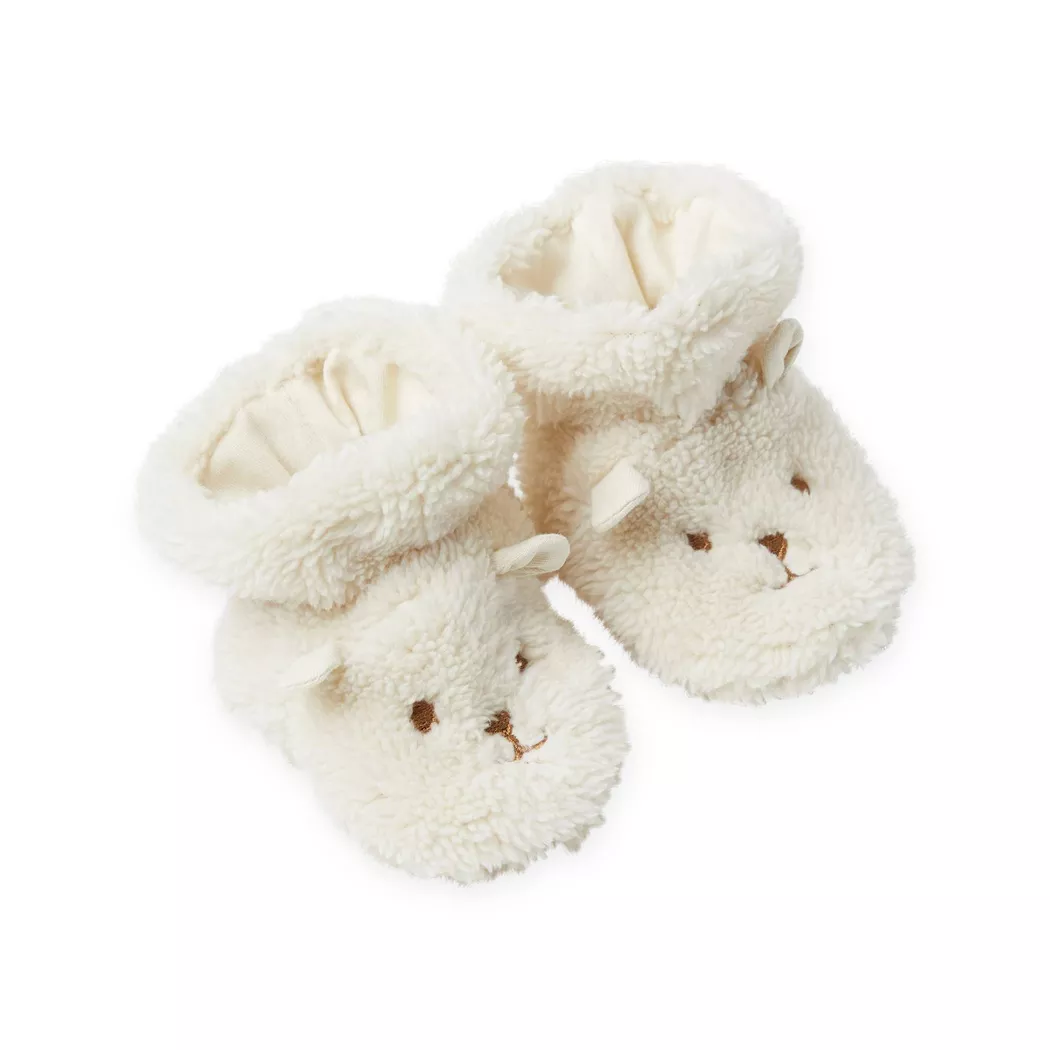 Lindex - Hausschuhe, Baby Lamm Hausschuhe, 0-1 JAHR, Beige