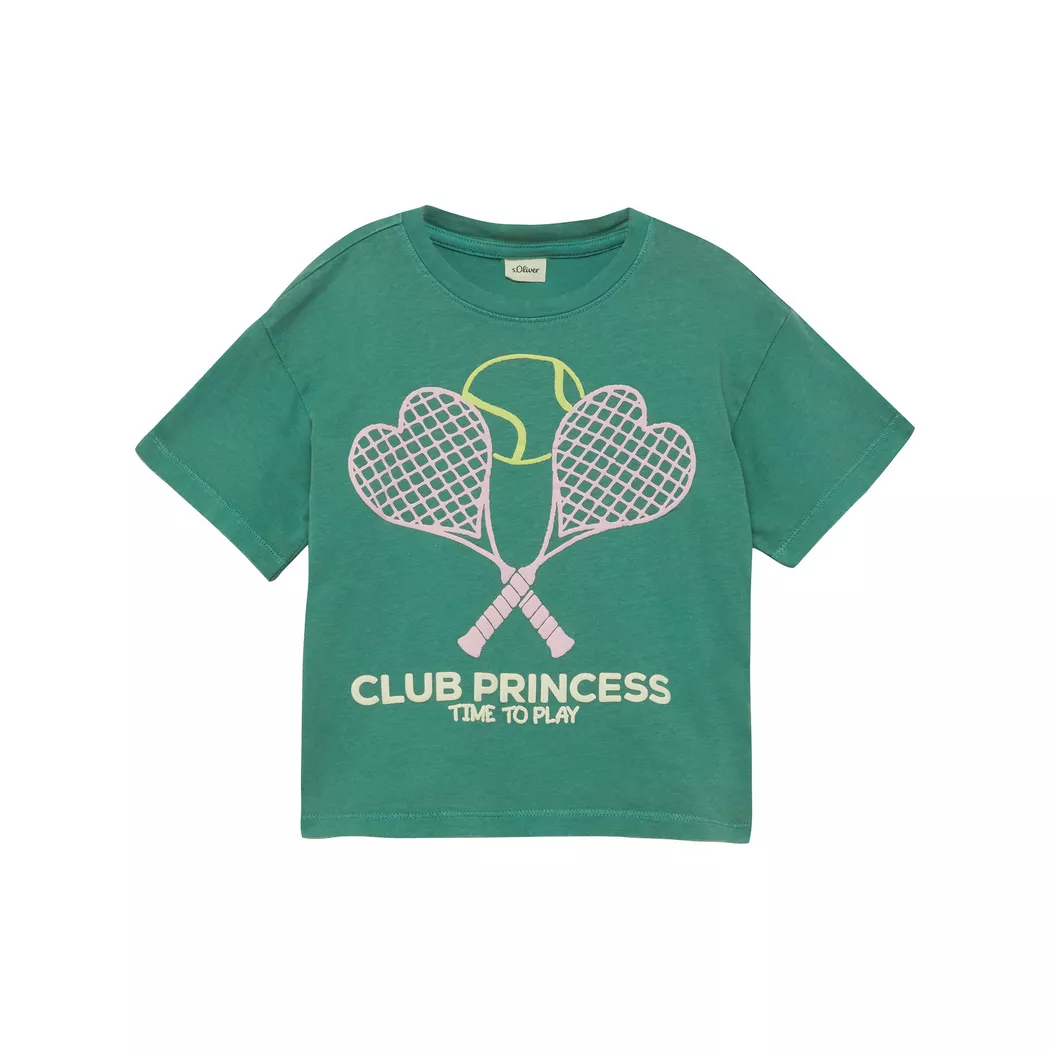 s. Oliver - T-Shirt, 104-110, Grün