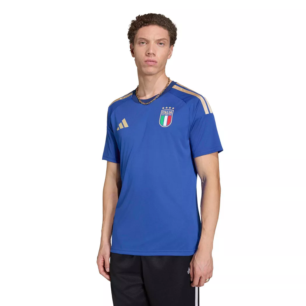 Adidas T-shirt à Manches Courtes Domicile Italy 26/27 Fan Bold Blue L Homme