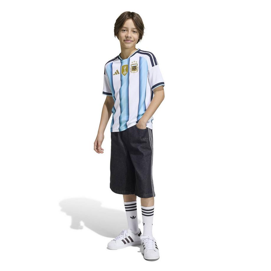 adidas Argentina 26 Home Replica Messi Kids Maillot de foot 