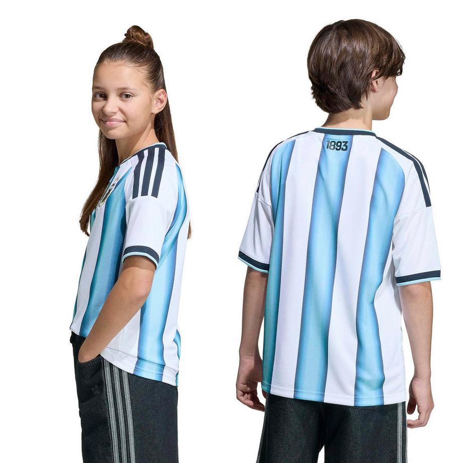 adidas Argentina 26 Home Replica Messi Kids Maillot de foot 