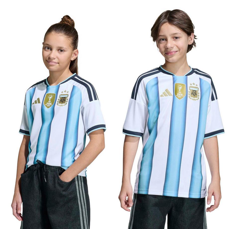 adidas Argentina 26 Home Replica Messi Kids Maillot de foot 