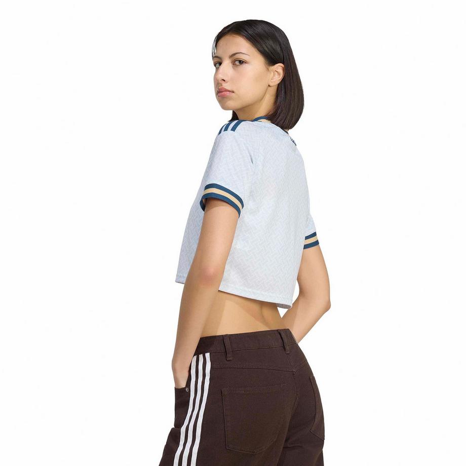 adidas Italy 26 Away Replica Cropped Women Fussball Trikot 