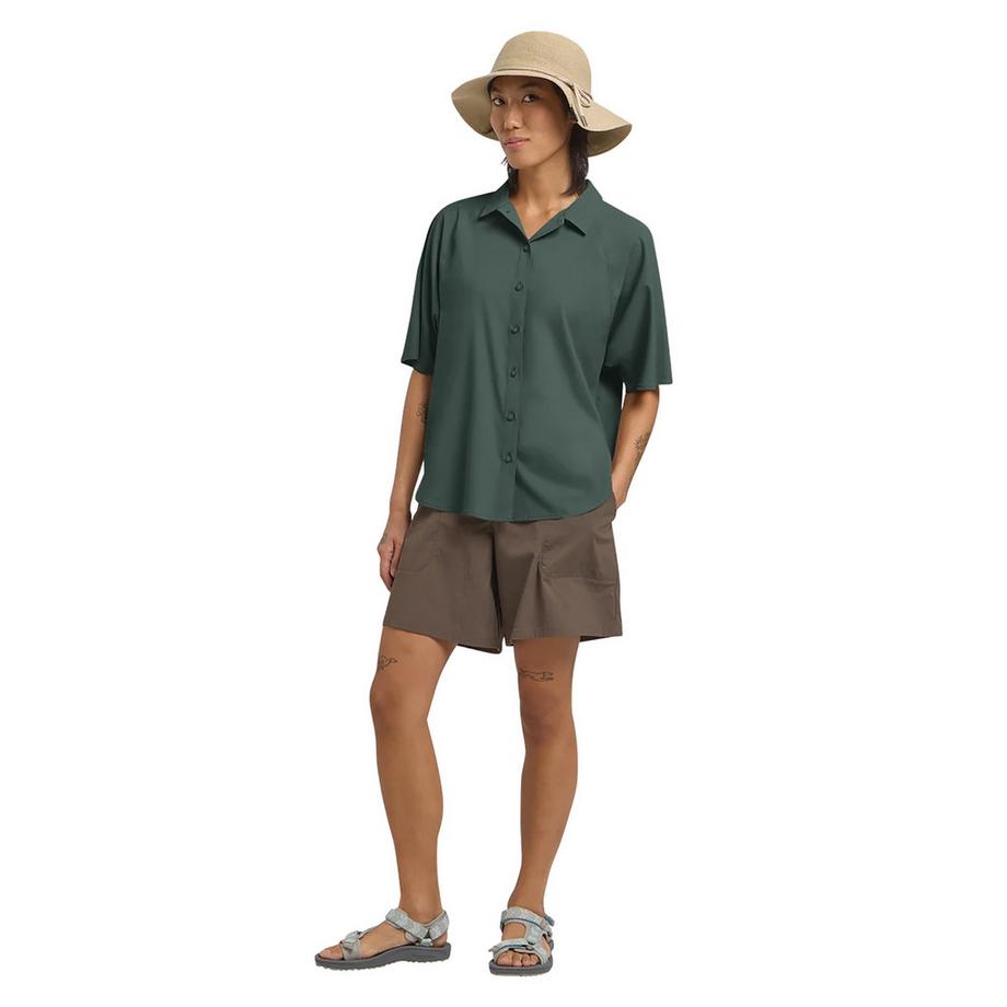 Jack Wolfskin SIERRA QUEST SS SHIRT W Camicia da trekking, maniche corte 