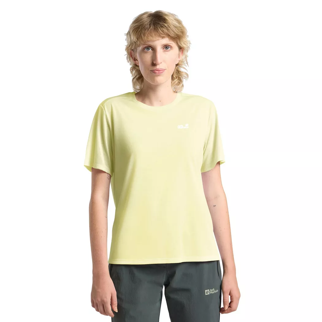 Jack Wolfskin - T-Shirt, für Damen, Gelb Pastel, Größe L