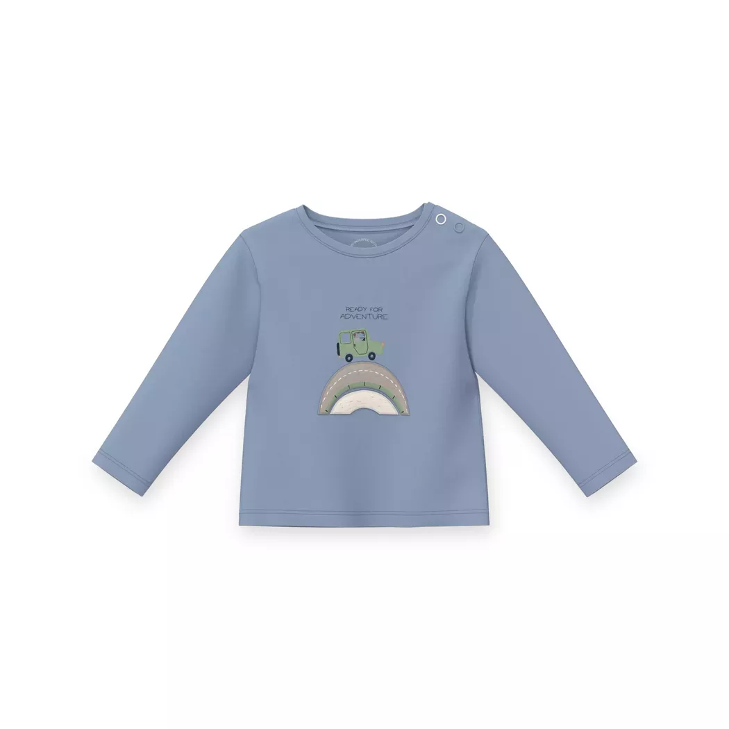 s. Oliver - T-Shirt, 68, Blau