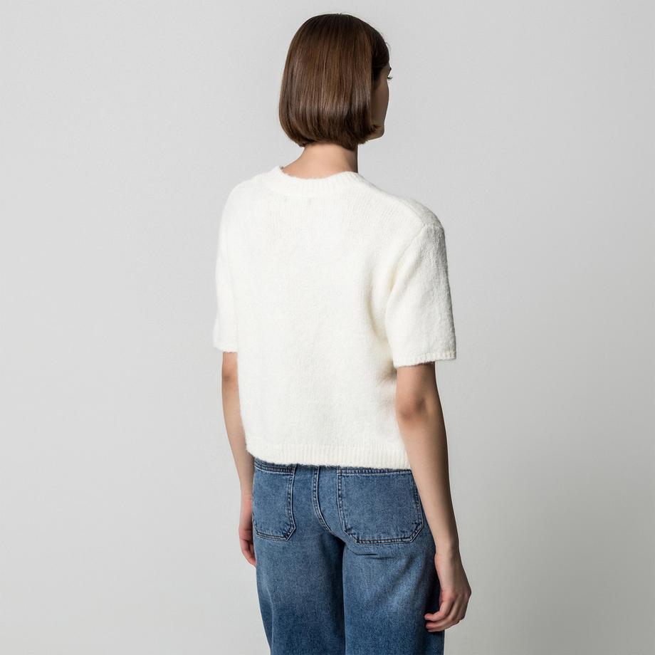 Gina Tricot Maglione Maniche Corte Vestibilità Rilassata  