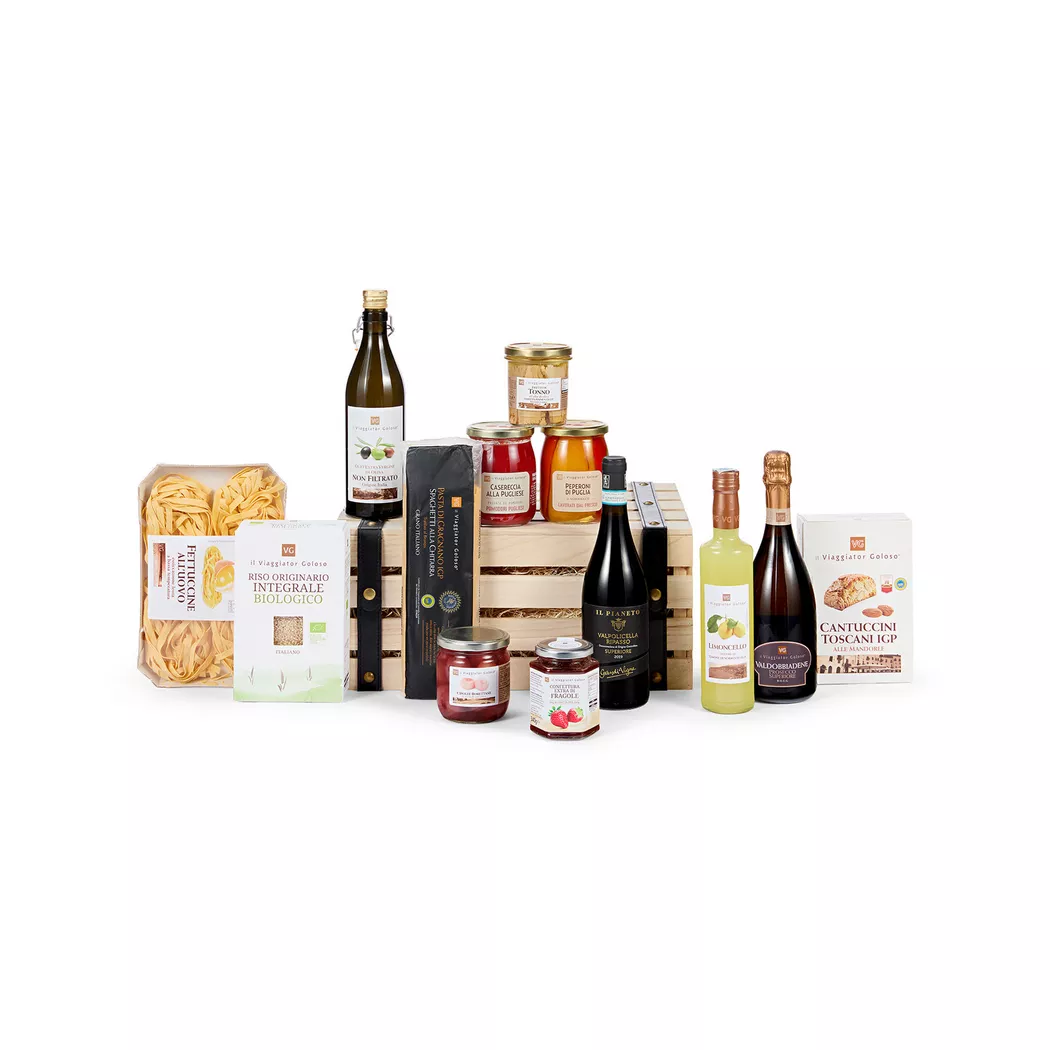 il Viaggiator Goloso, Geschenkkorb, Geschenkkorb Genova