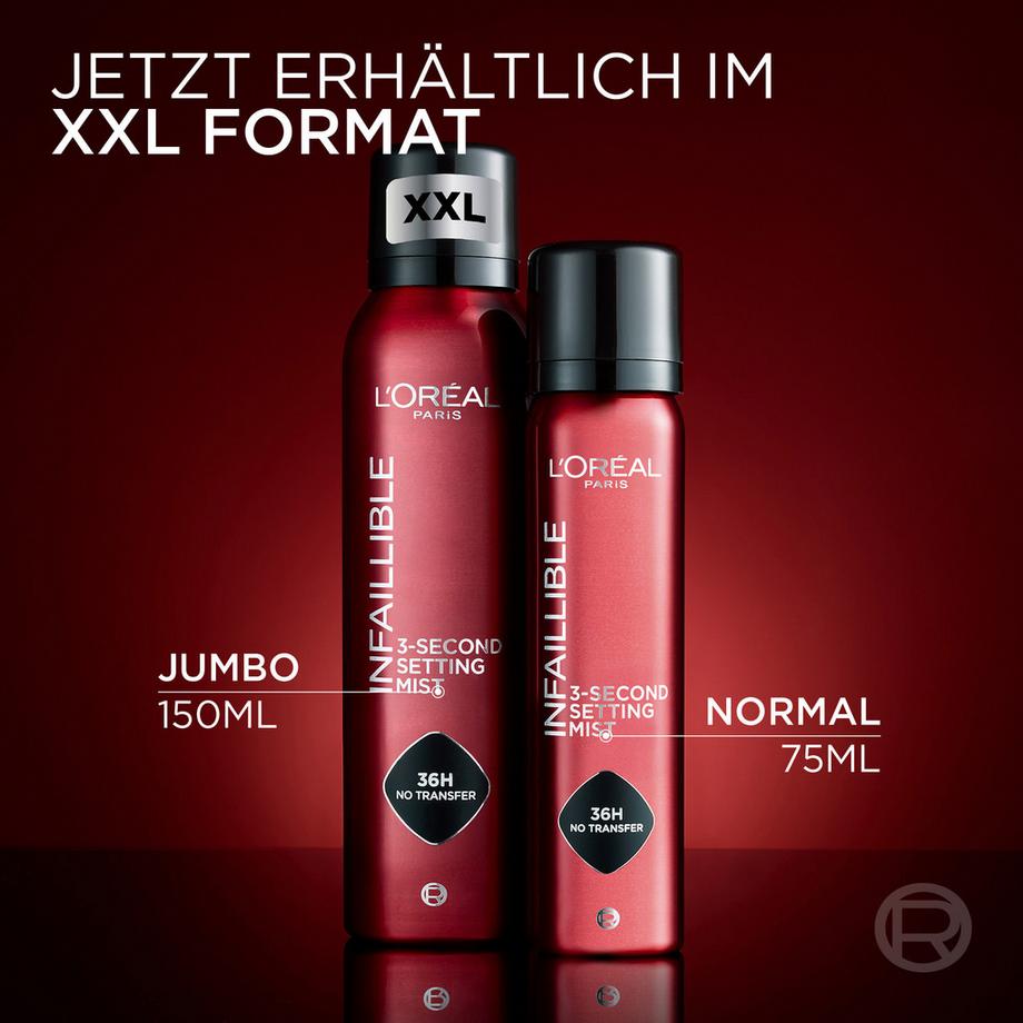 L'OREAL  Infaillible 3-Second Setting Mist XXL 