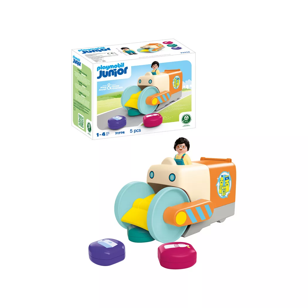 Playmobil - 71774 Spassiges Müllsammelfahrzeug, Multicolor
