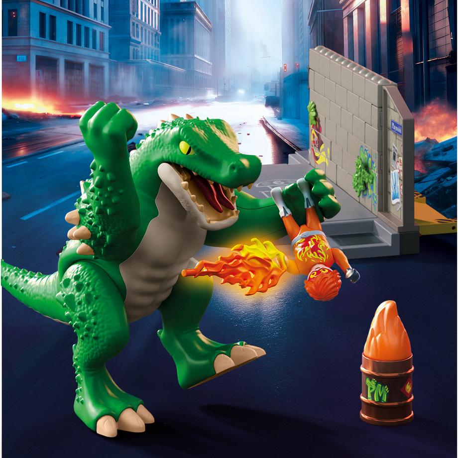 Playmobil  71831 Les super-héros contre le lézard géant 