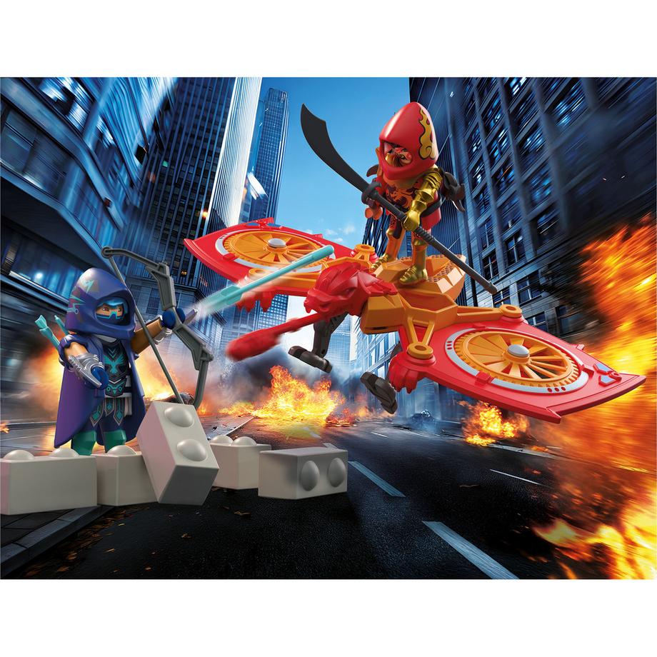 Playmobil  71833 Helden-Drohne gegen bösen Ninja 